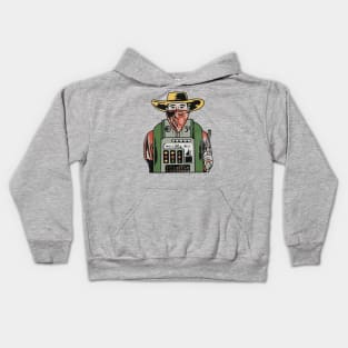 Retro Vintage One Armed Bandit Slot Machine Kids Hoodie